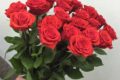 Букет из 21 алой розы Нина
