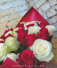 img 20200522 001021 200x240 - Букет из 45 красных и белых роз (Эквадор) с оформлением